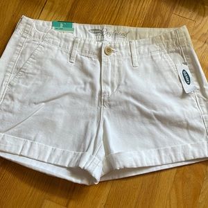 NWT old navy boyfriend shirts sz 2 white